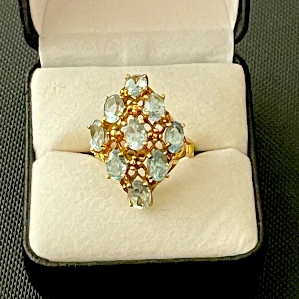 Blue Topaz ring